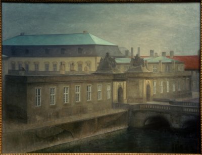 Christiansborg Palace by Vilhelm Hammershoi